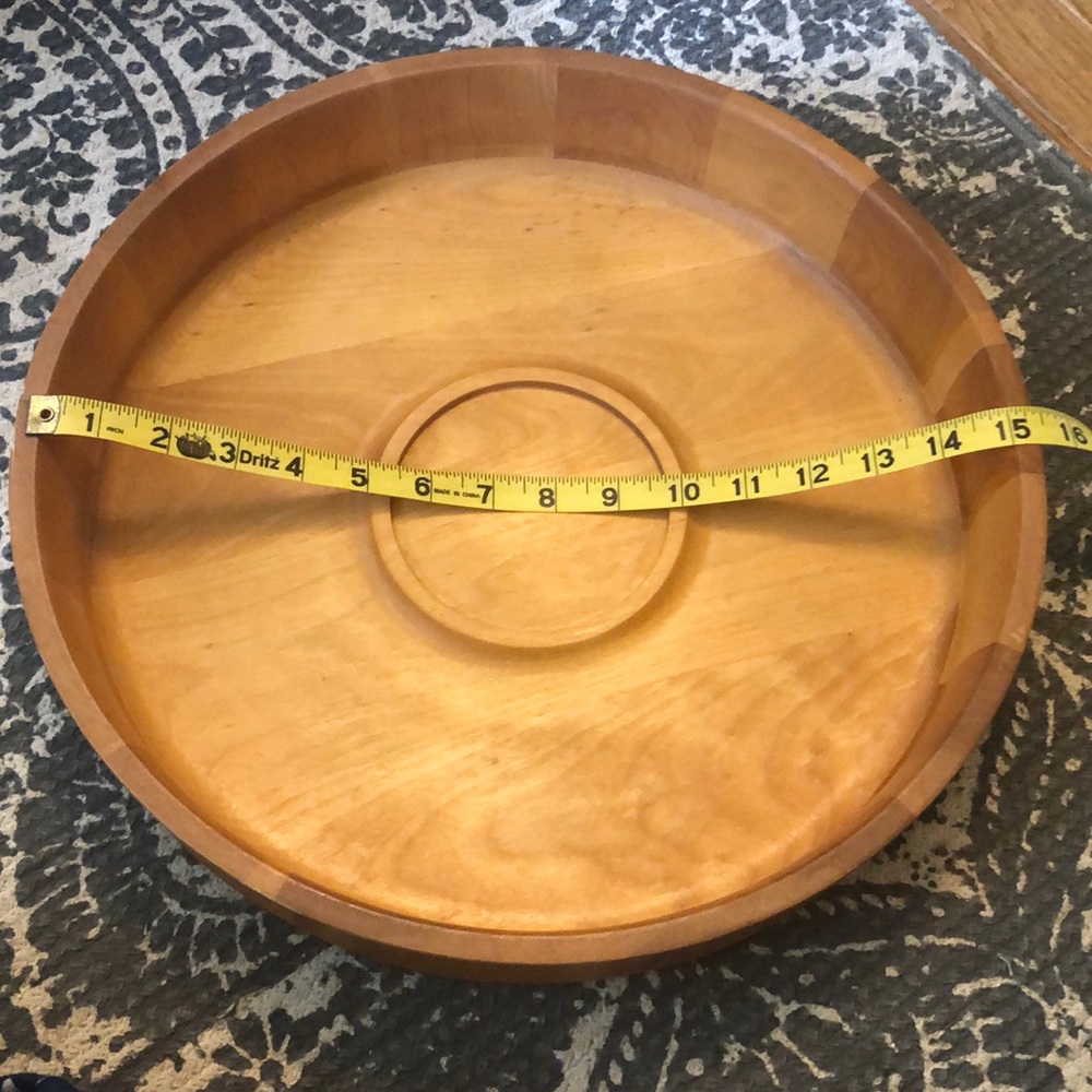 John McLeod - WilliamsSonoma wood bowl platter - Picture 3 of 12